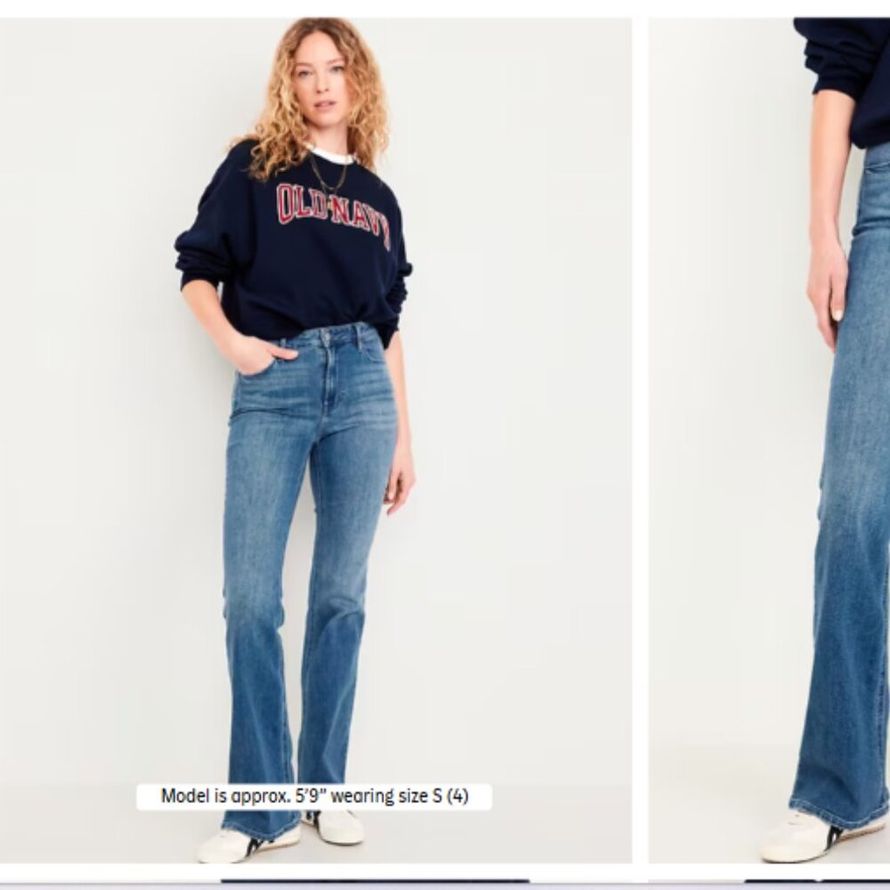 old navy High-Waisted Wow Flare Jeans